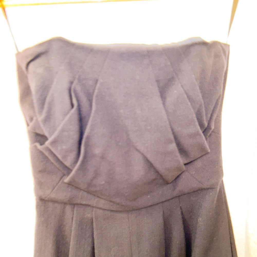 SEA New York Wool & Silk Strapless Playsuit Romper in NAVY SZ: 6 - Picture 3 of 14